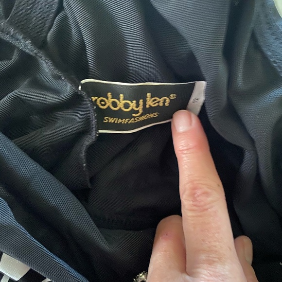 Slimming Swim Dress size 12 Black/White - Picture 3 of 5